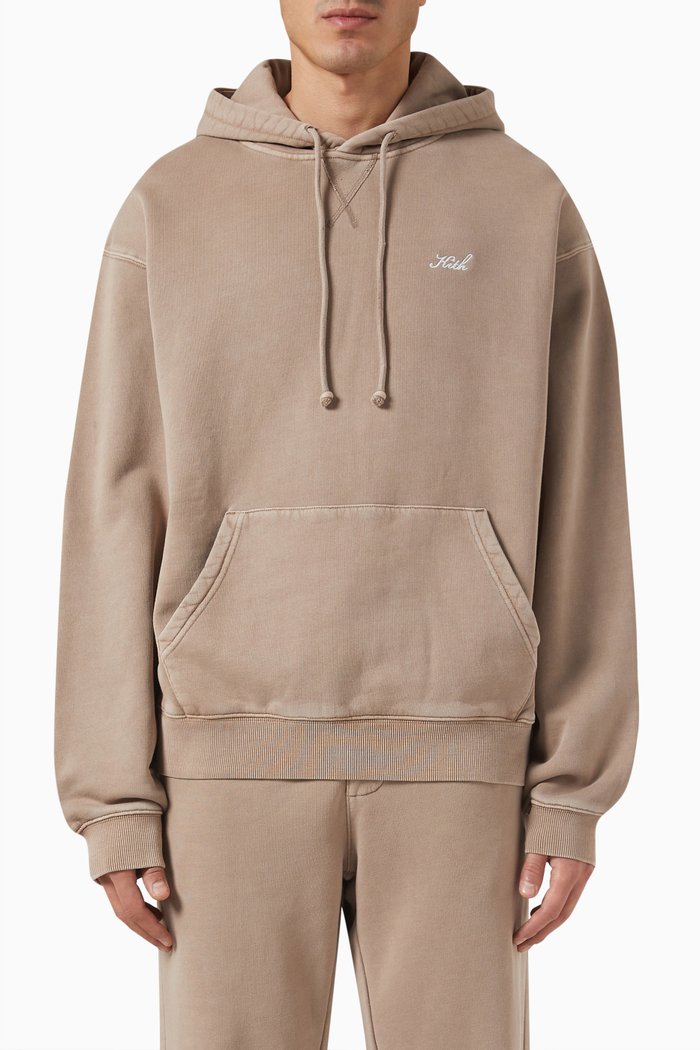 

Williams III Hoodie in Cotton Fleece, Neutral