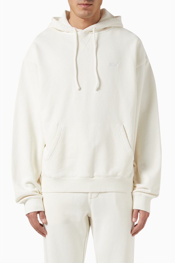 

Williams III Hoodie in Cotton Fleece, Neutral