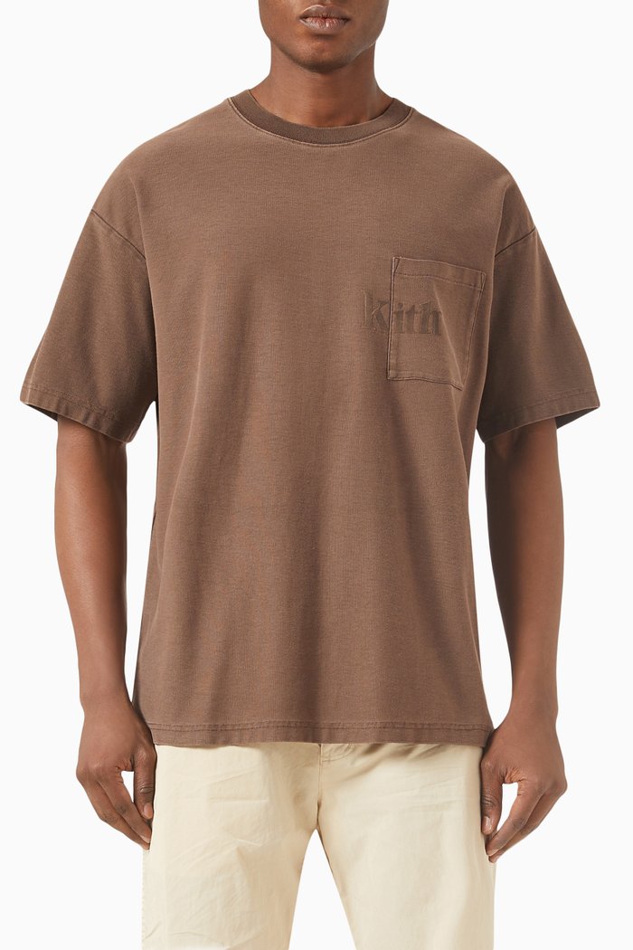 

Quinn T-shirt in Cotton Jersey, Brown