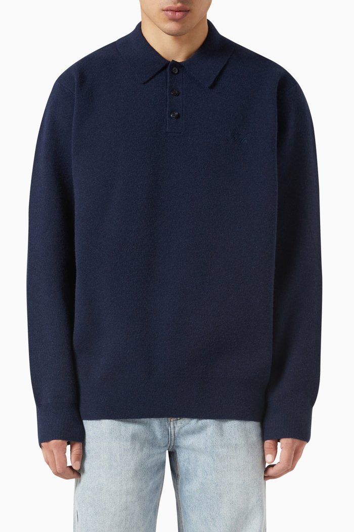 

Harmon Rugby Pull-over in Cotton, Blue