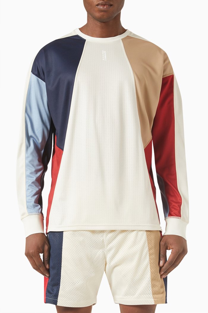 

Panelled Otto T-shirt in Nylon, Neutral