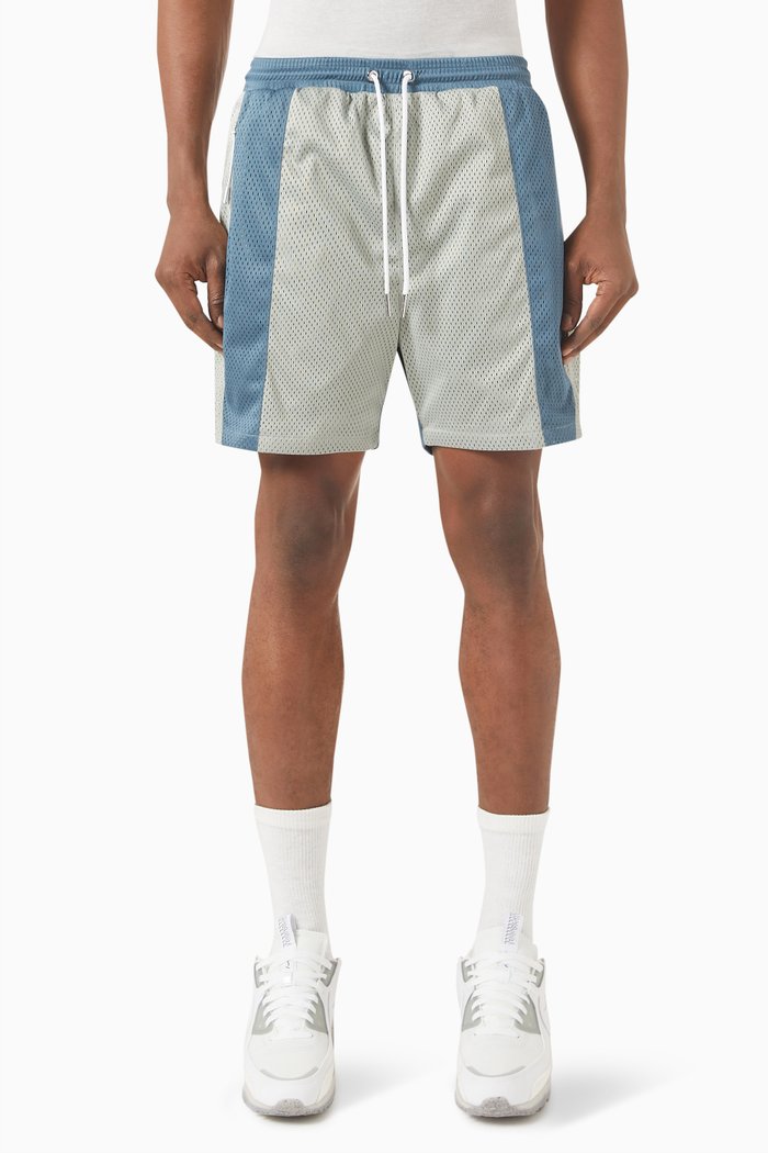 

Harden Panelled Shorts in Nylon, Green