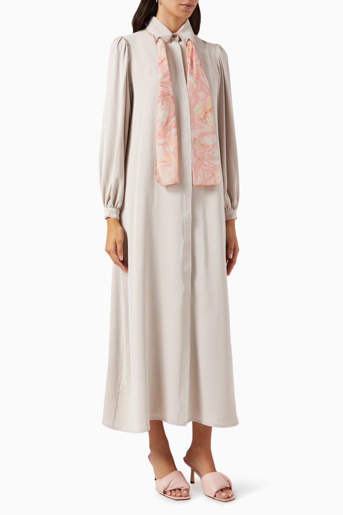 

Scarf Maxi Dress, Pink