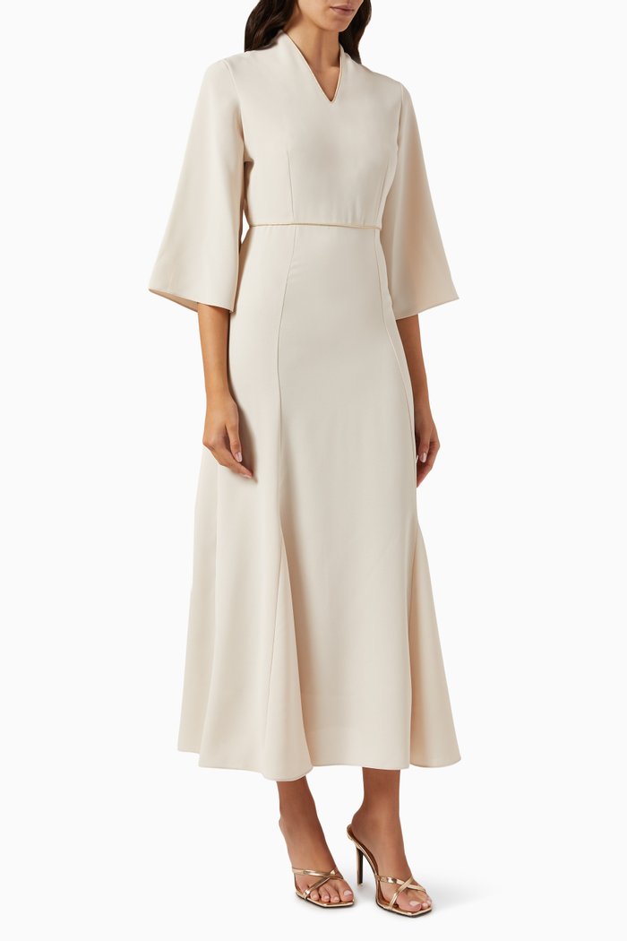

Sheath Midi Dress, White