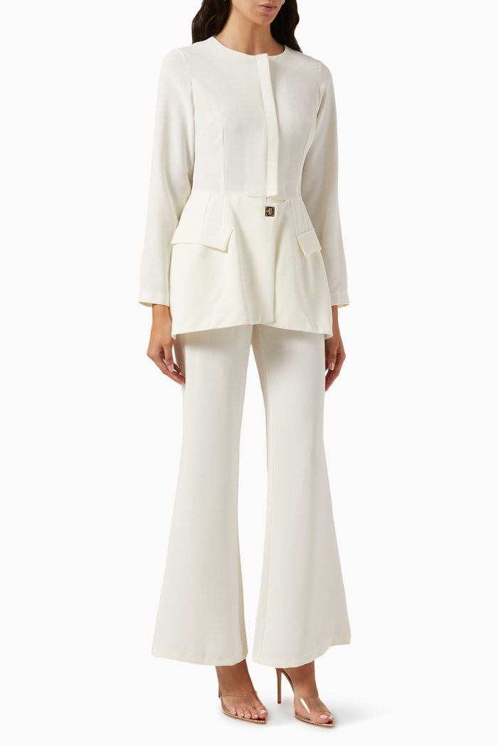 

Long-sleeved Jumpsuit, Neutral