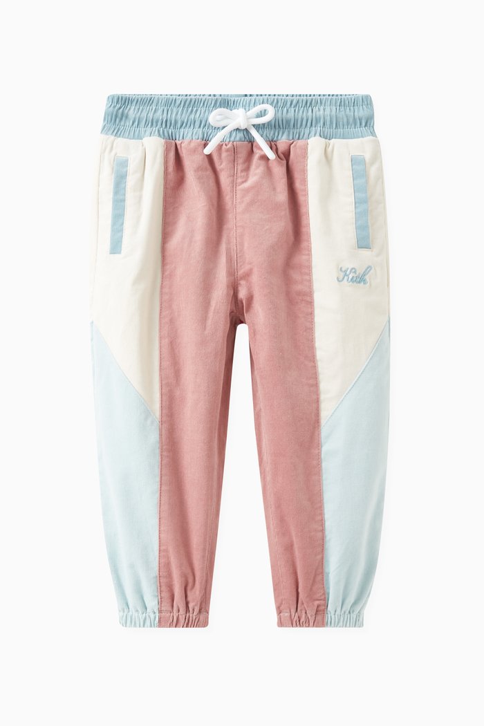 

Novelty Colour-block Trackpants in Corduroy, Multicolour