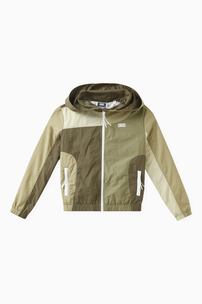 Madison IV Hooded Jacket in Nylon, Grey