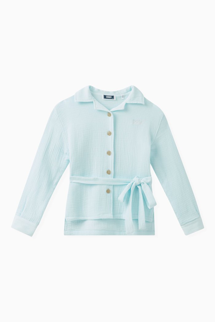 

Logo Gauze Shirt, Blue