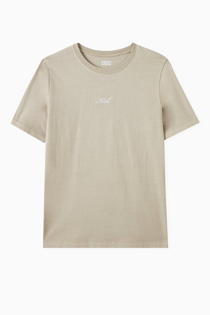 

Script Logo T-shirt in Cotton Jersey, Grey