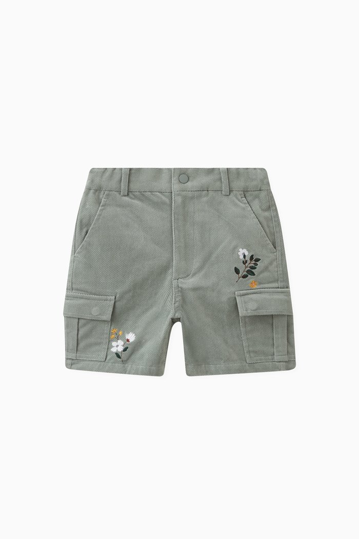 

Classic Cargo Shorts in Cotton, Grey