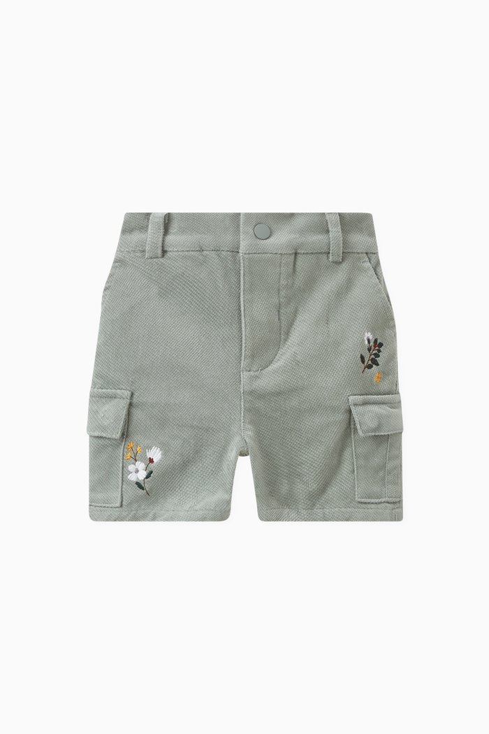 

Classic Cargo Shorts in Cotton, Grey