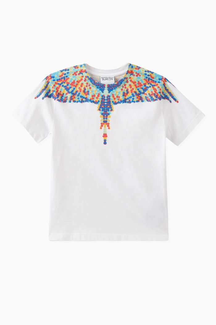 Icon Wings T-shirt in Cotton, White