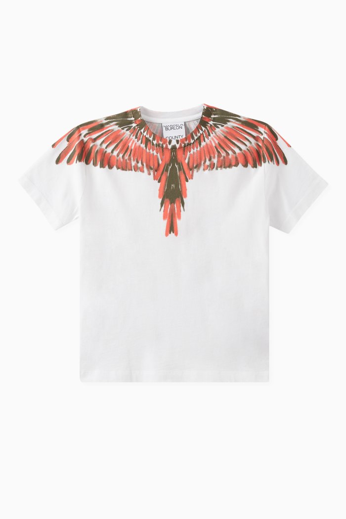 

Icon Wings T-shirt in Cotton, White