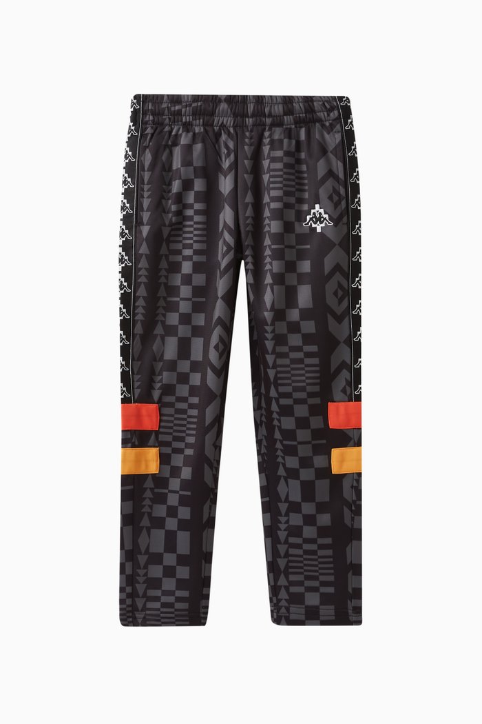 

x Kappa Graphic Print Sweatpants, Black
