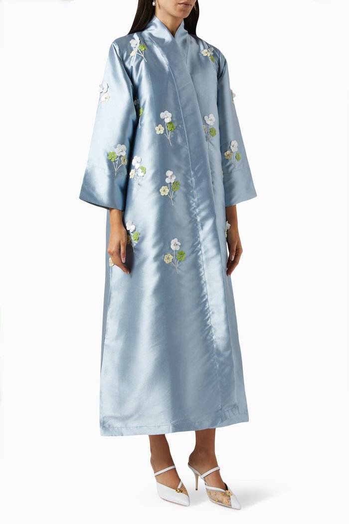 

Embellished Abaya, Blue