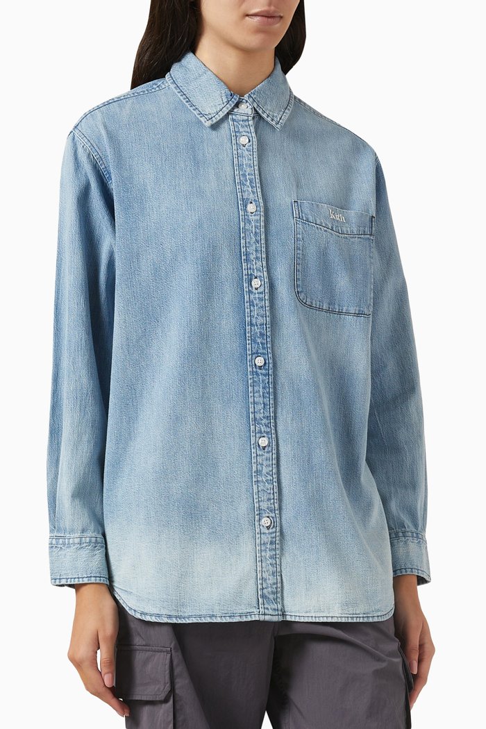 

Ora II Shirt in Denim, Blue