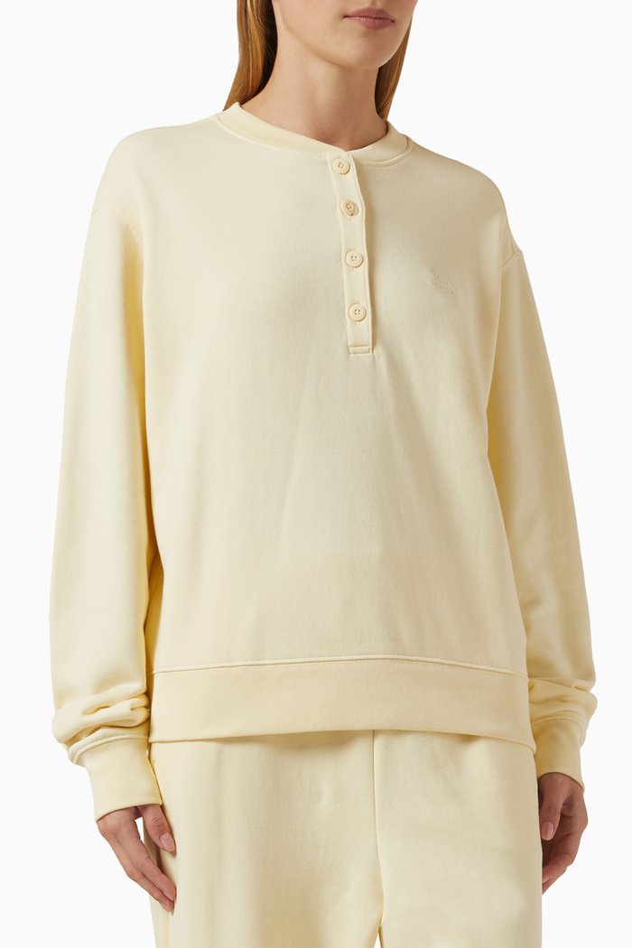

Asher Henley Sweatshirt, Neutral