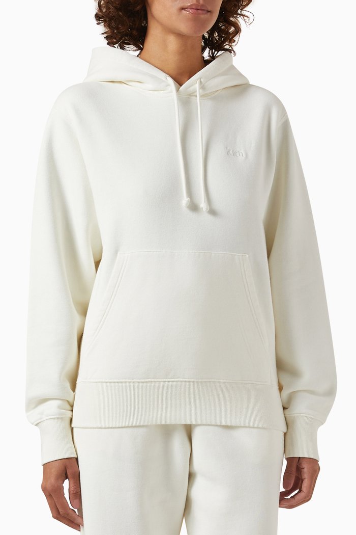 Jane Hoodie II in Fleece, White