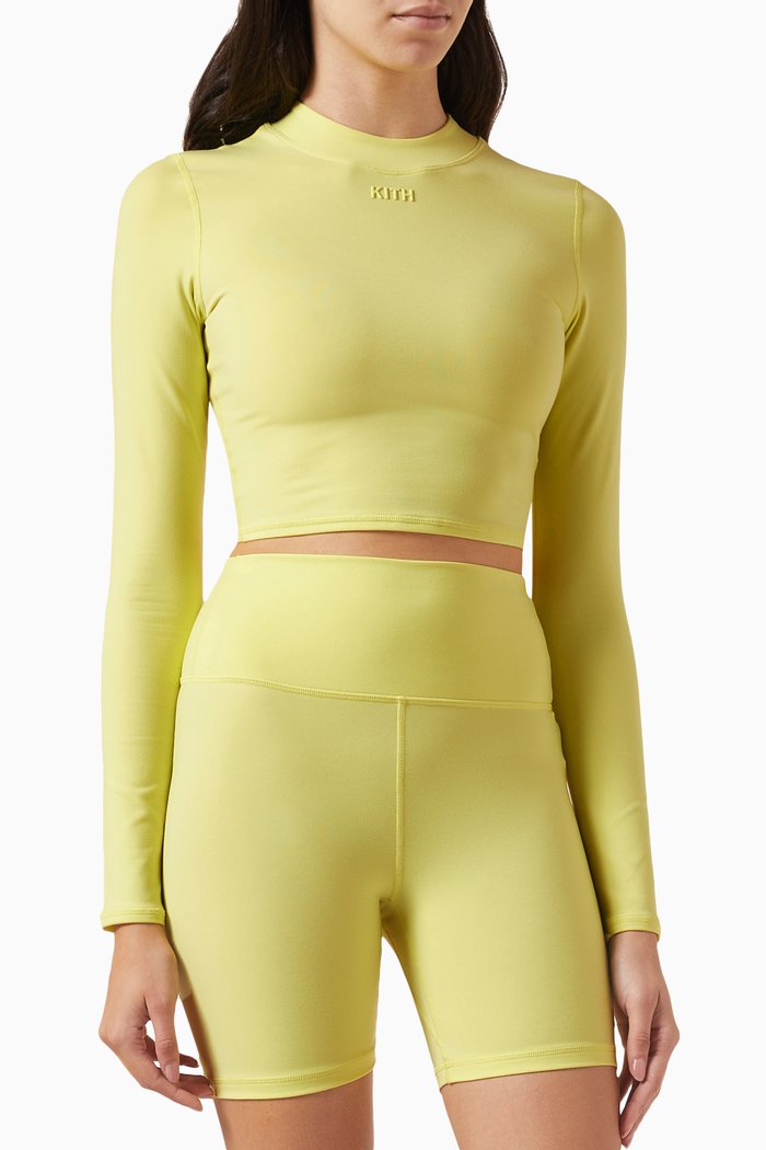 

Mulberry Active Top in Stretch-jersey, Yellow