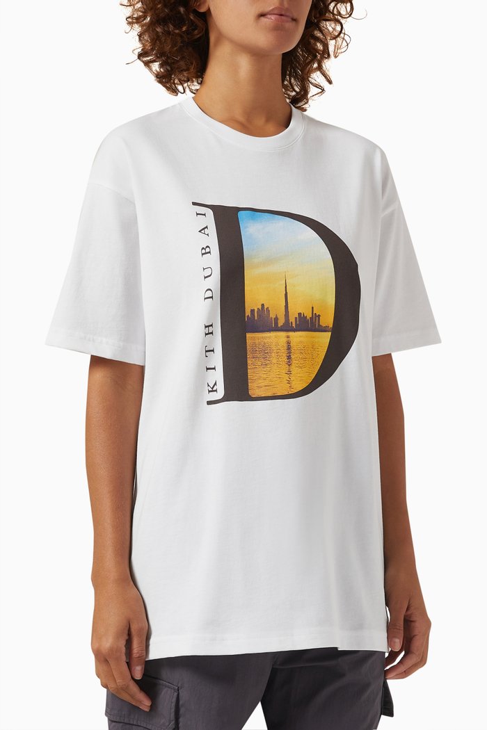 

Dubai Oasis Logo T-shirt in Cotton, White