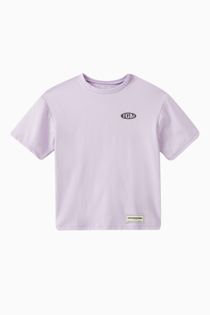 

Oversized Logo T-shirt, Purple
