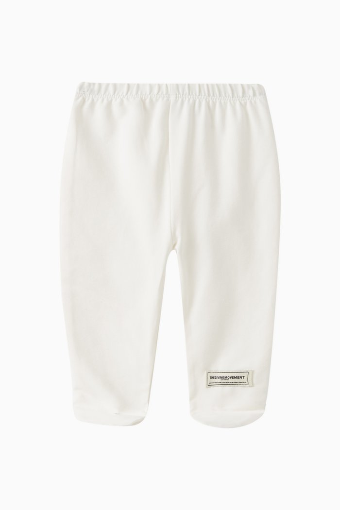 

Logo Leggings in Cotton-blend, Neutral