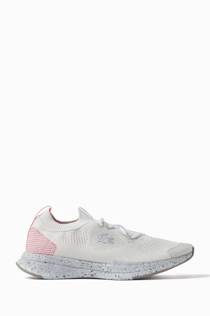 

Run Spin Eco Sneakers in Recycled Knit Polyester, White