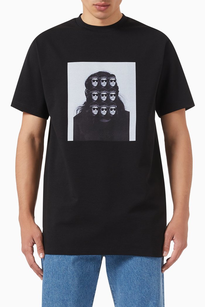 

Logo T-shirt in Cotton Jersey, Black