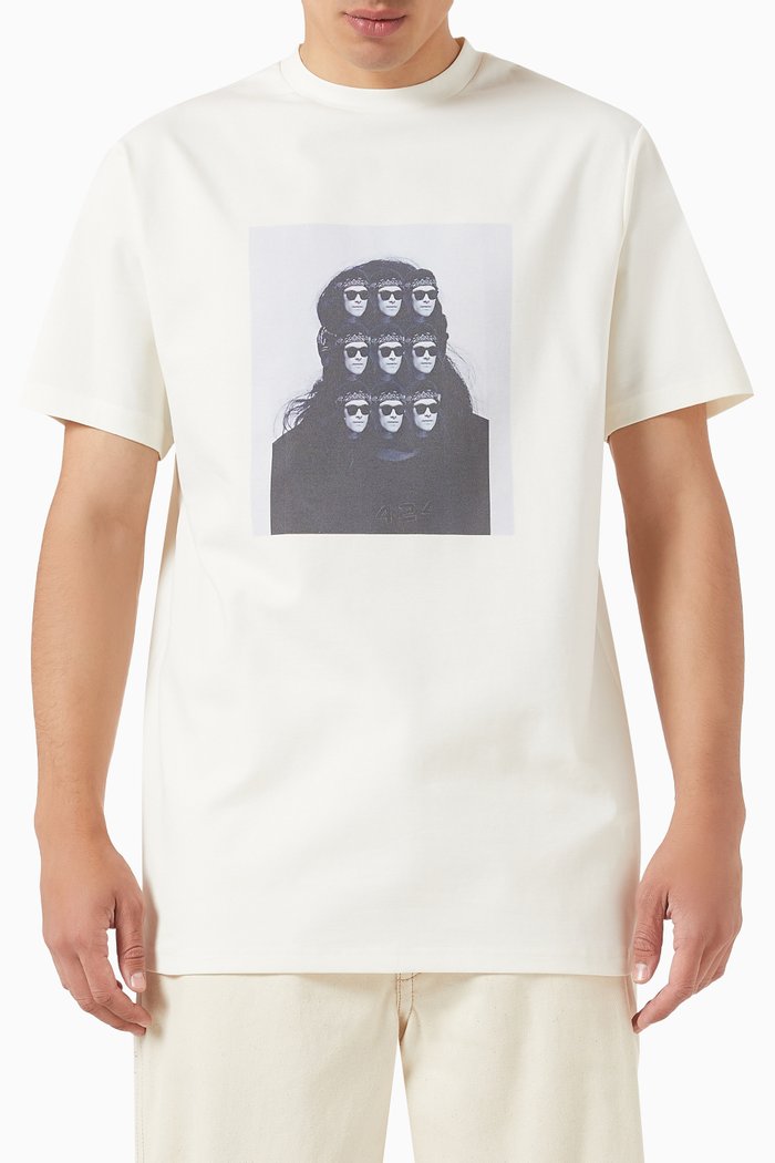 

Logo T-shirt in Cotton Jersey, White