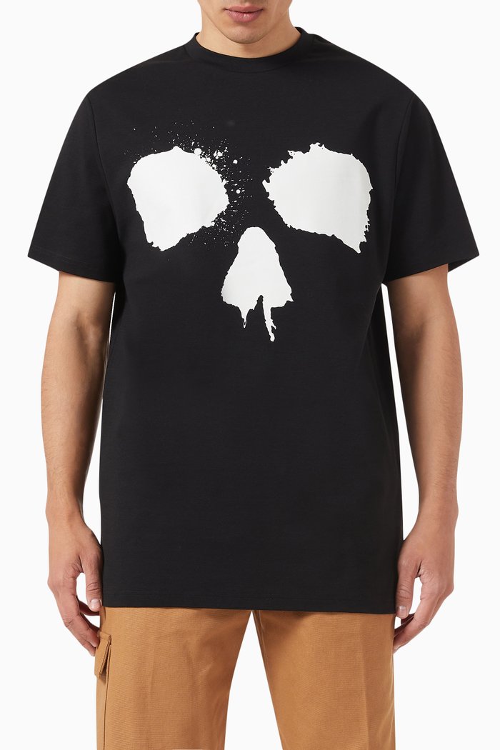 

Logo T-shirt in Cotton Jersey, Black