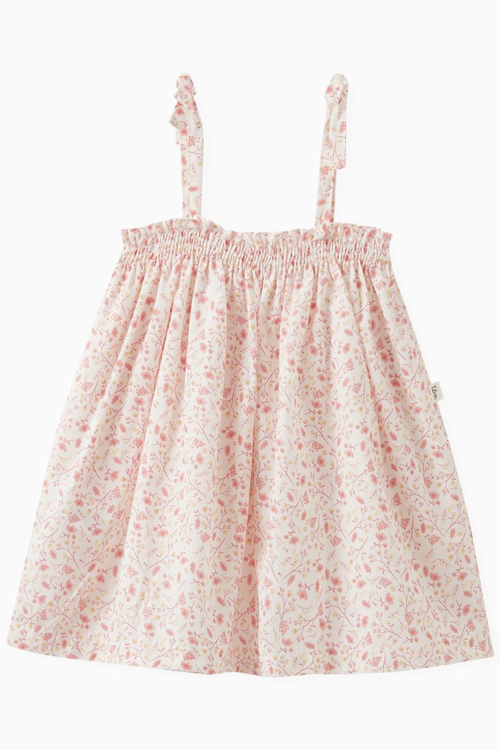 

Dress and Bloomers Set in Cotton, Pink