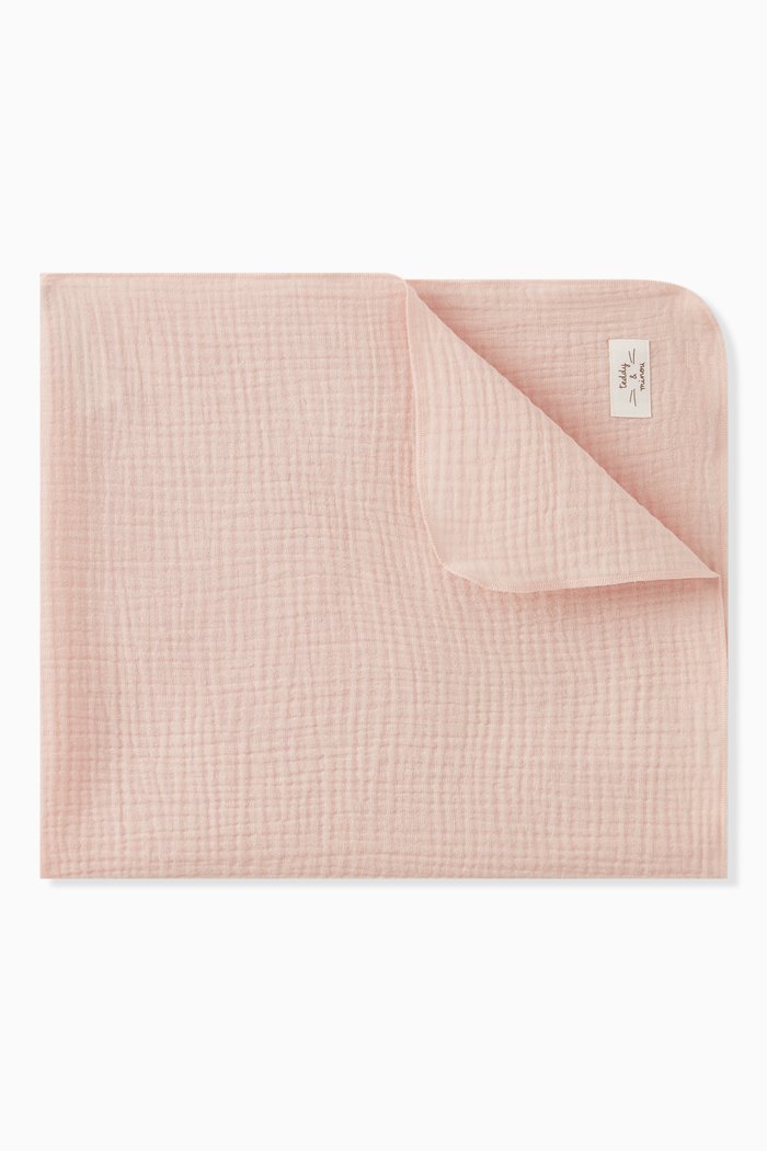 

Plain Blanket in Cotton, Pink