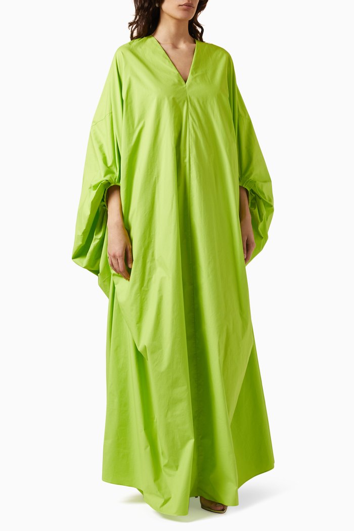 

Violeta Maxi Dress in Cotton, Green