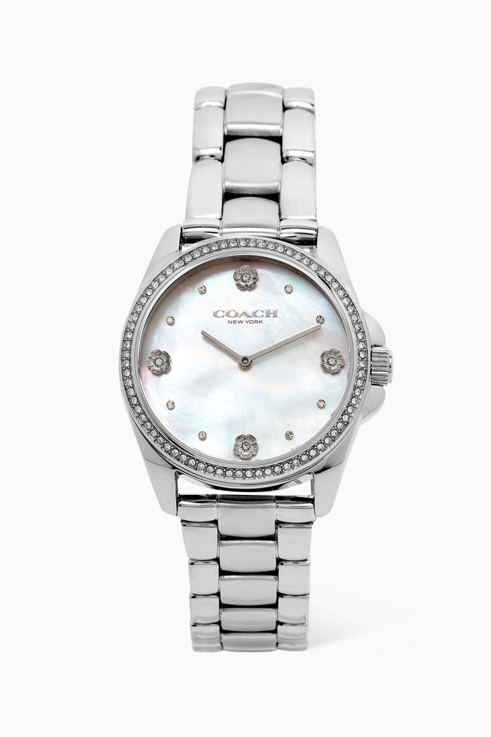 

Greyson Mothers Day Quartz Steel Watch, 36mm, Silver