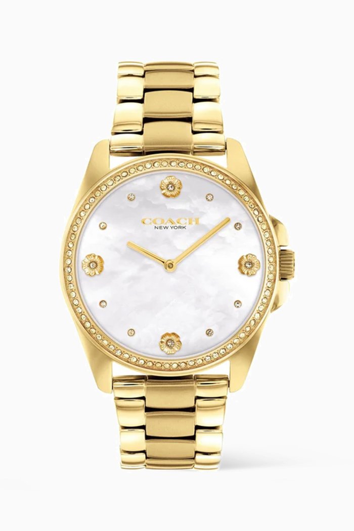 

Greyson Mothers Day Quartz Steel Watch, 36mm, Gold