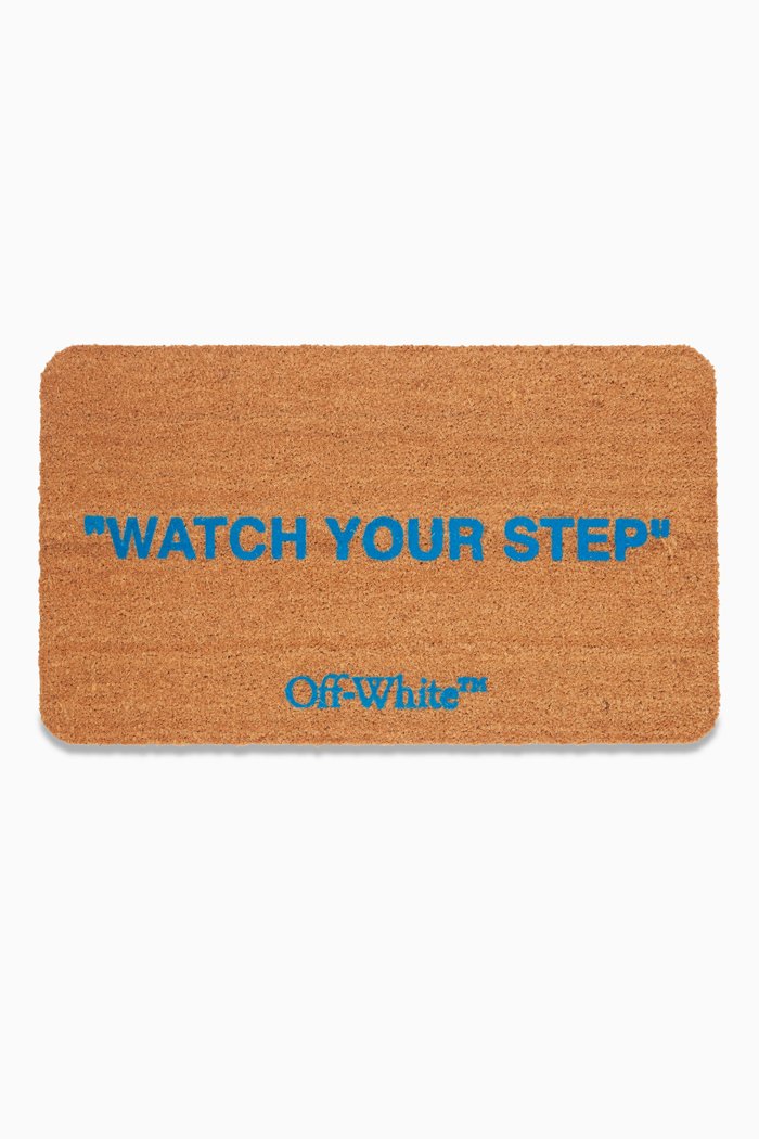 Quotes Doormat in Coconut Fibres, Brown