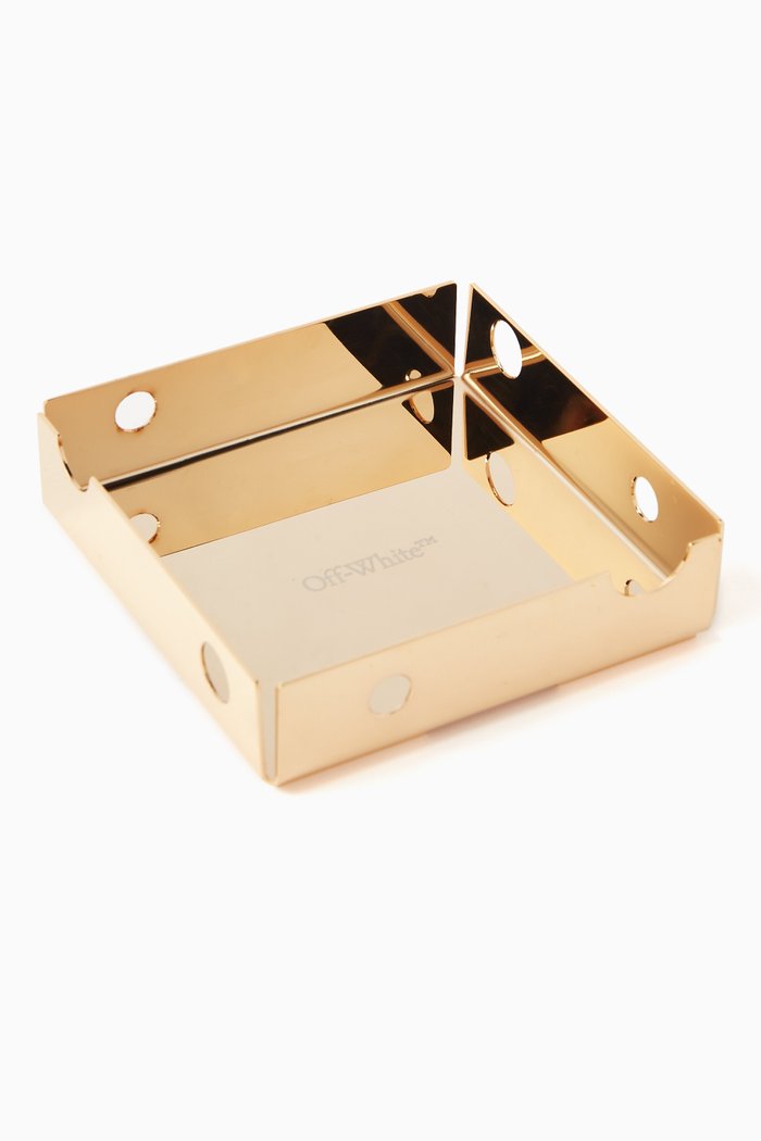 

Meteor Tray in Stainless Steel, Gold