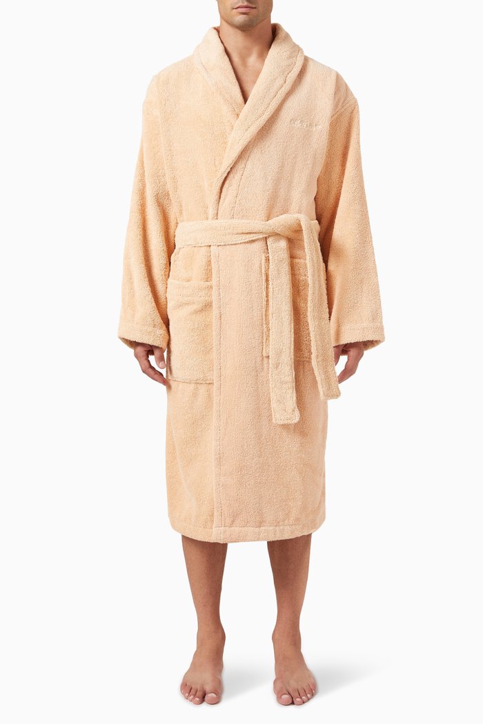 

Bookish Bathrobe in Cotton-terry, Colourless