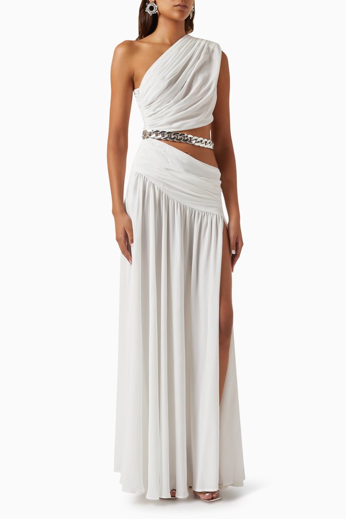 

Jafari One-shoulder Maxi Dress, White