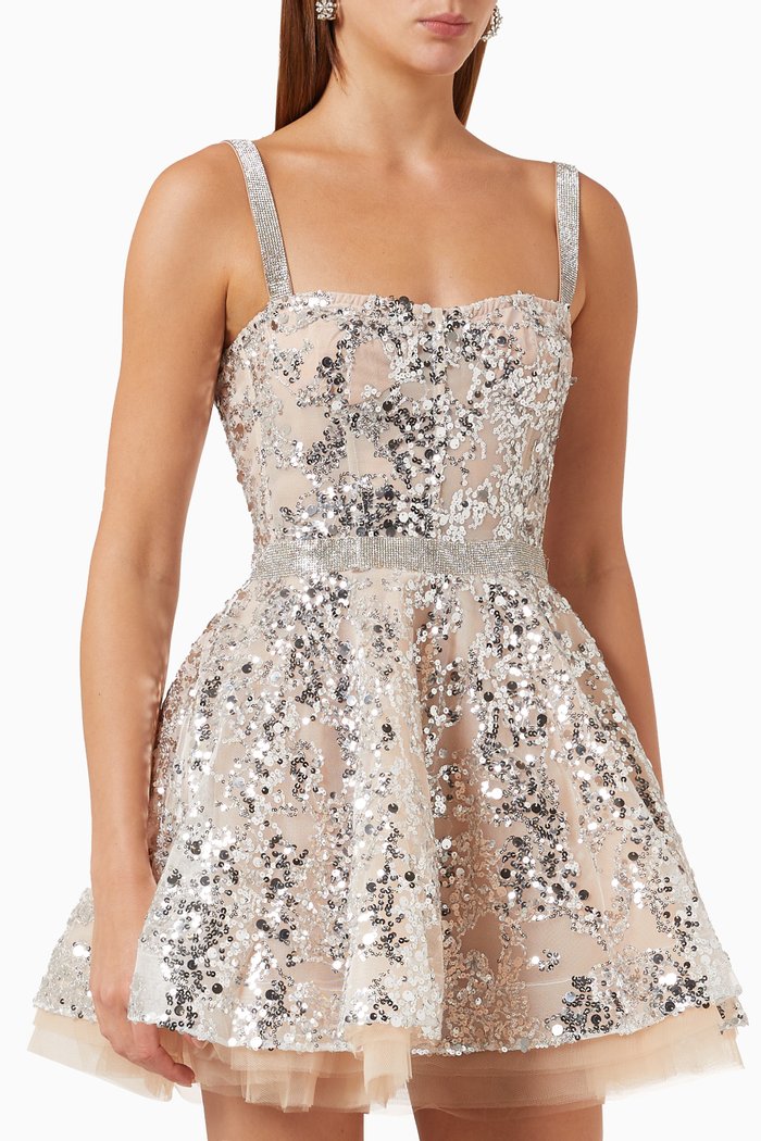 

Midnight Mini Dress, White