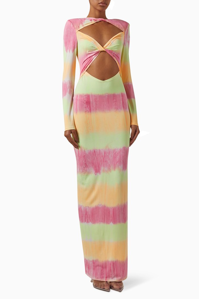 

Daphne Tie Dye Maxi Dress, Multicolour