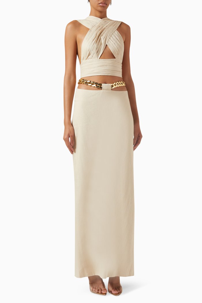 

Naomi Maxi Dress, Neutral
