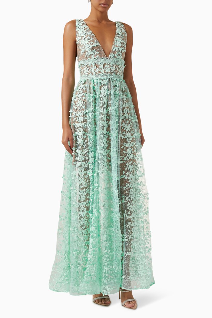 

Megan Maxi Dress, Blue