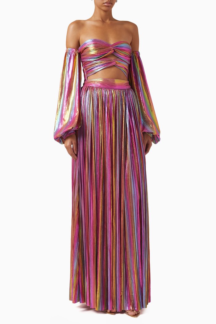 

Valerie Metallic Gown, Multicolour