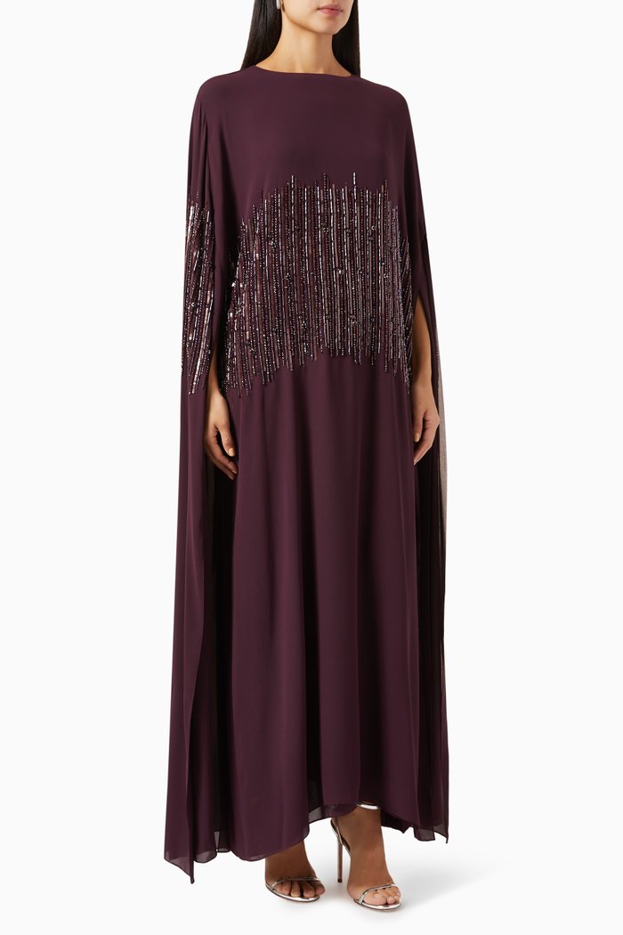

Embellished Kaftan, Red