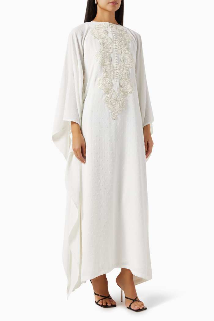

Embellished Kaftan, White