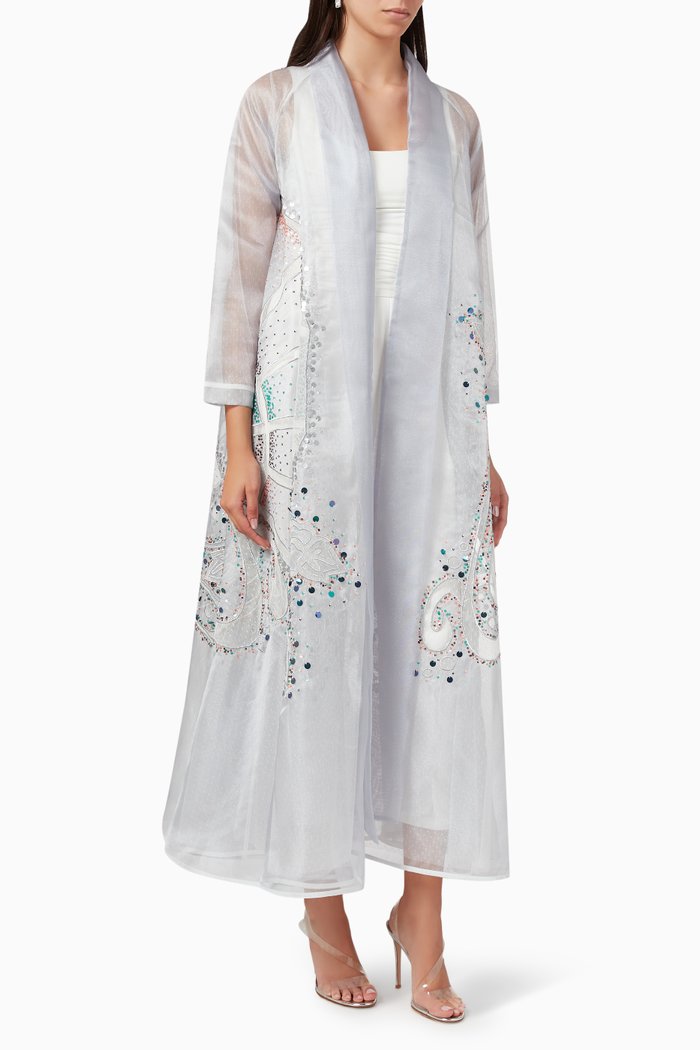 

Embellished Abaya, Blue
