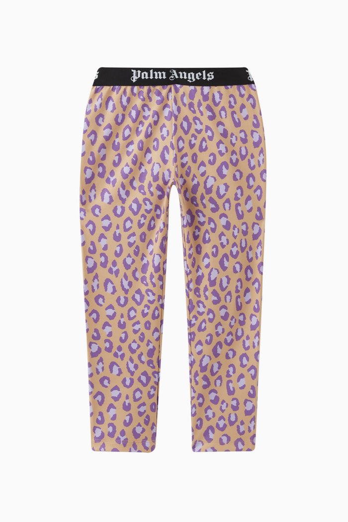 

Animalier Printed Leggings, Purple