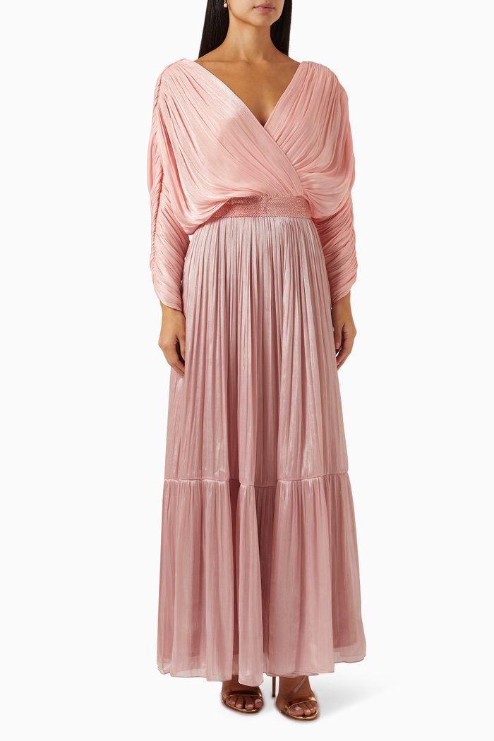 

Tiered Maxi Dress, Pink