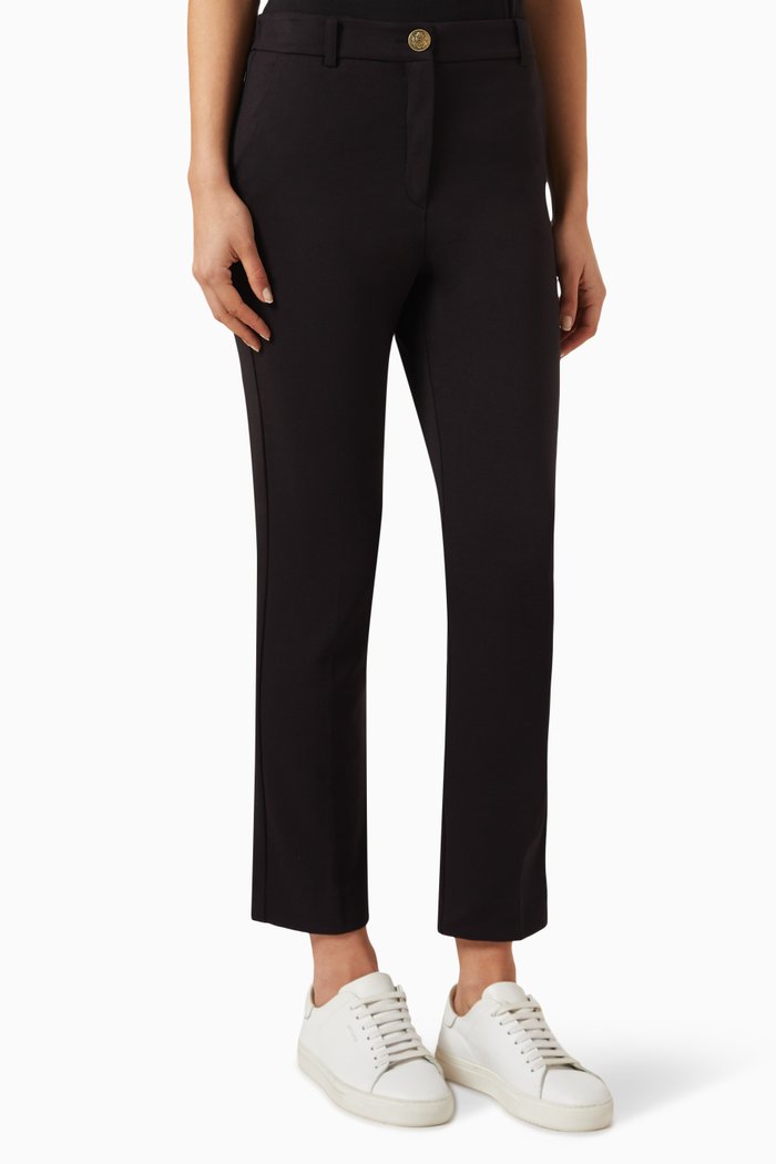 

Altea Cropped Pants in Stretch-jersey, Black